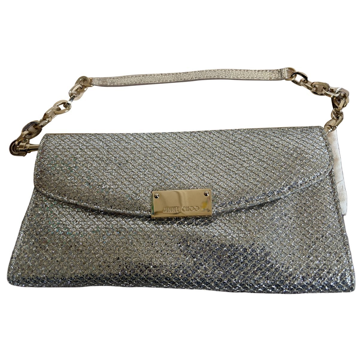 Glitter clutch bag