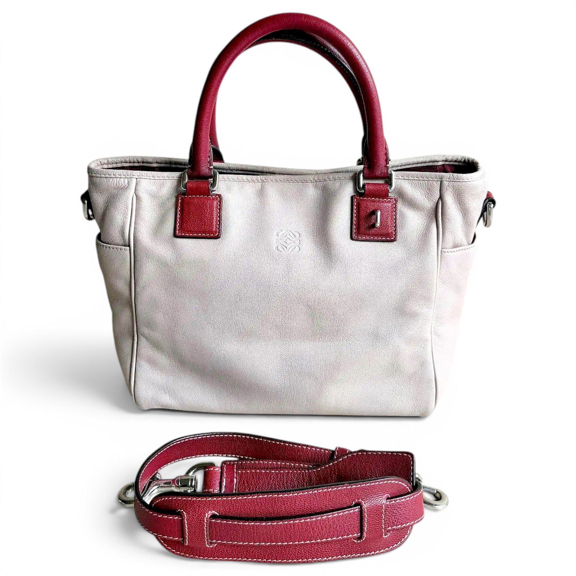 Leather handbag