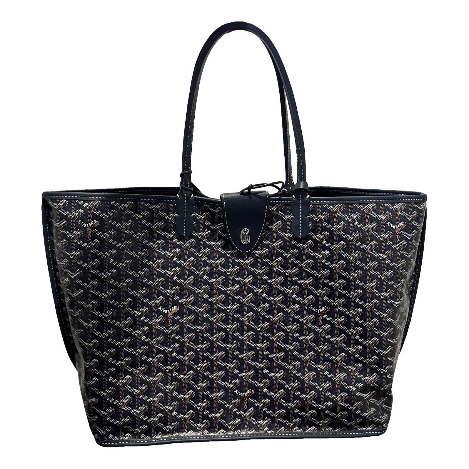 Goyard Anjou leather tote