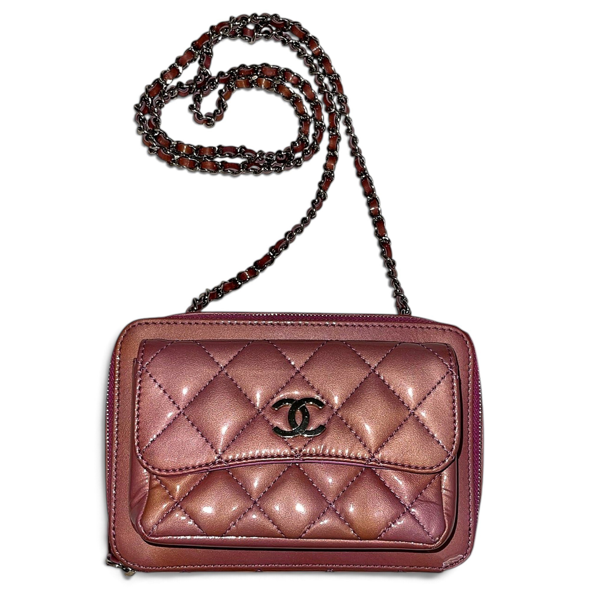 Patent leather mini bag