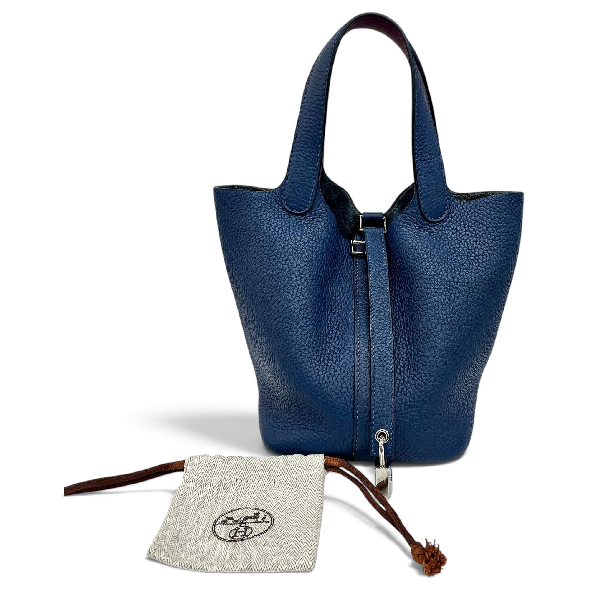 Picotin leather handbag