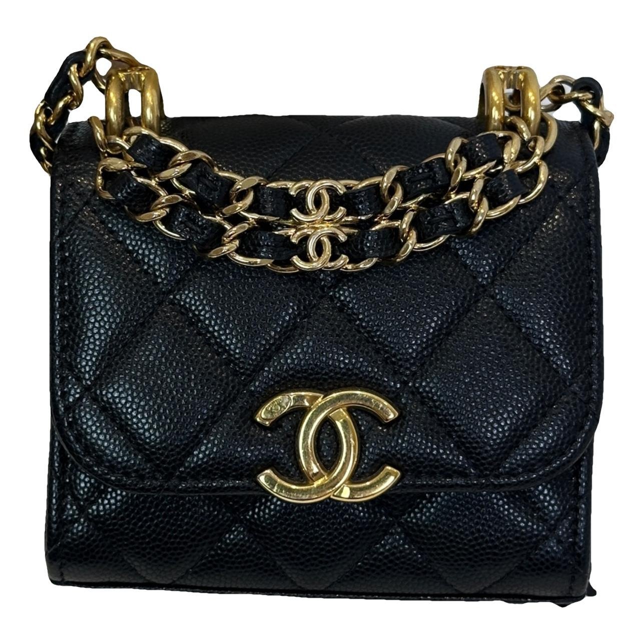 Wallet On Chain Chanel 19 leather handbag
