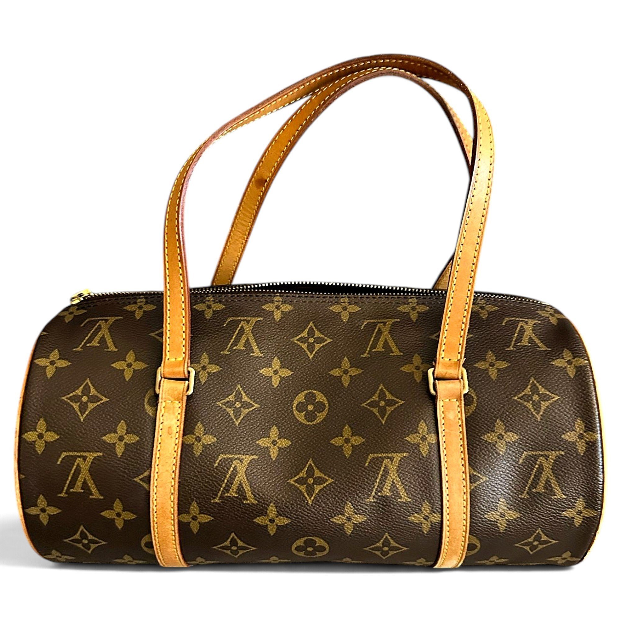 Papillon leather handbag