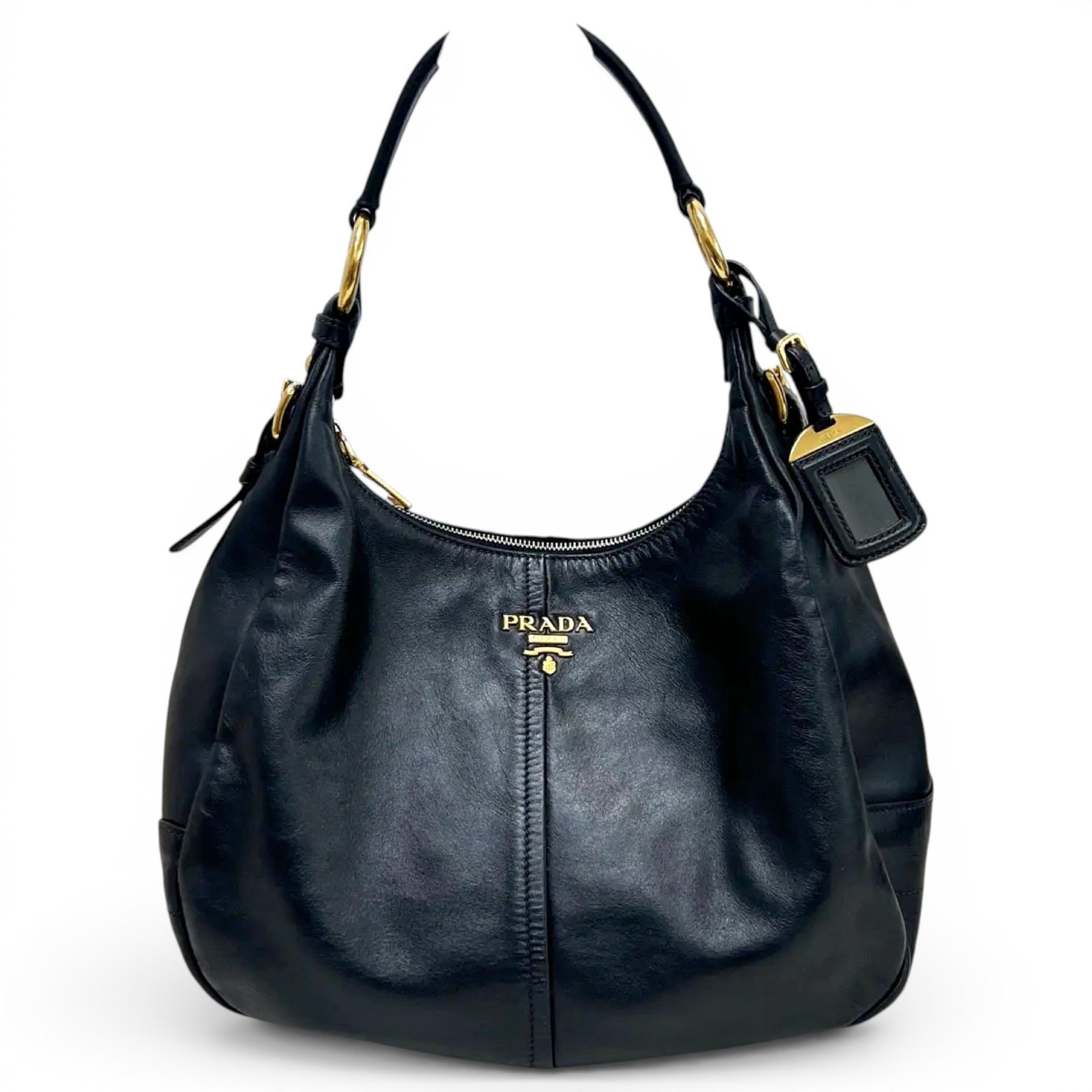 Moon leather handbag