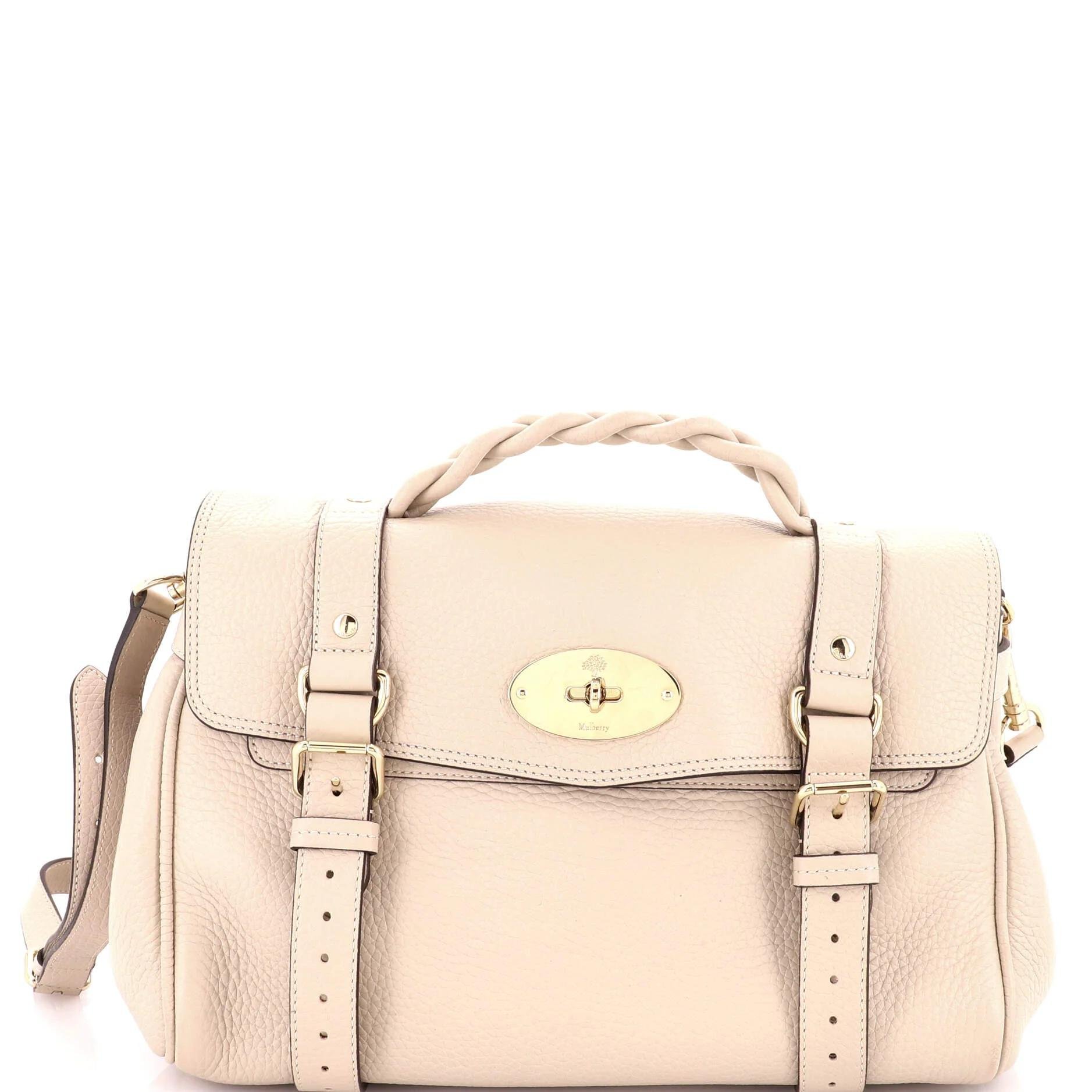 Leather satchel
