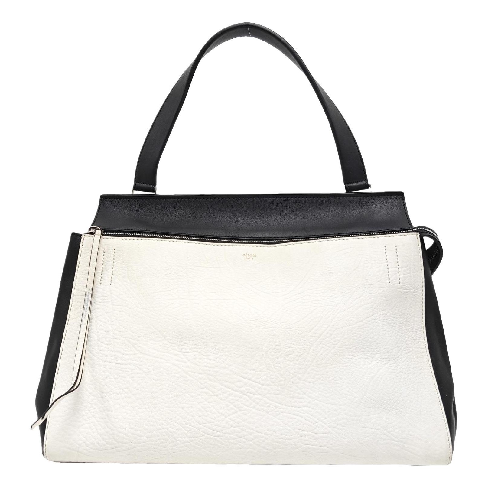 Edge leather handbag