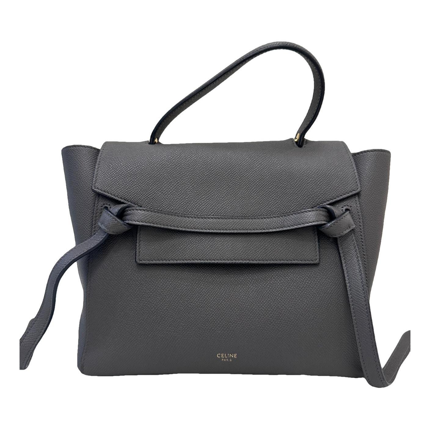 Belt leather handbag