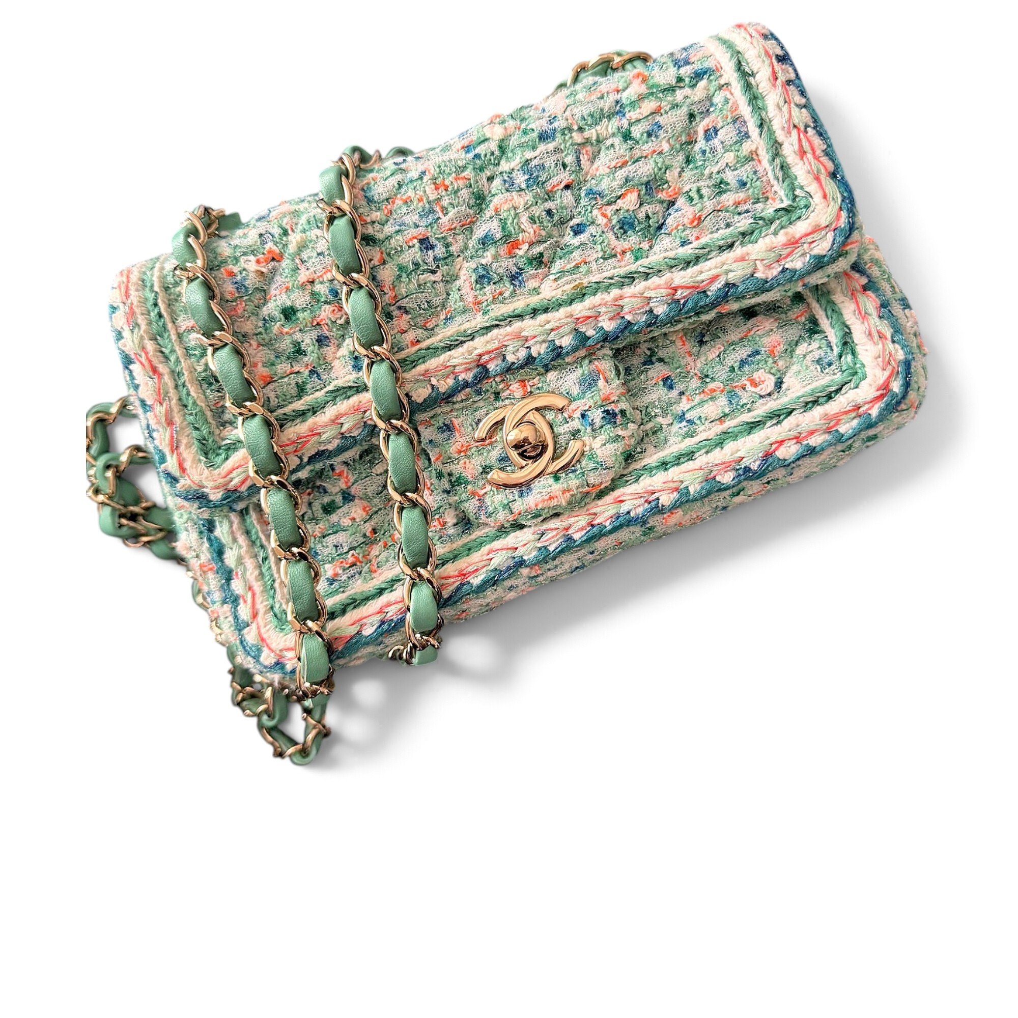 Timeless/Classique tweed mini bag