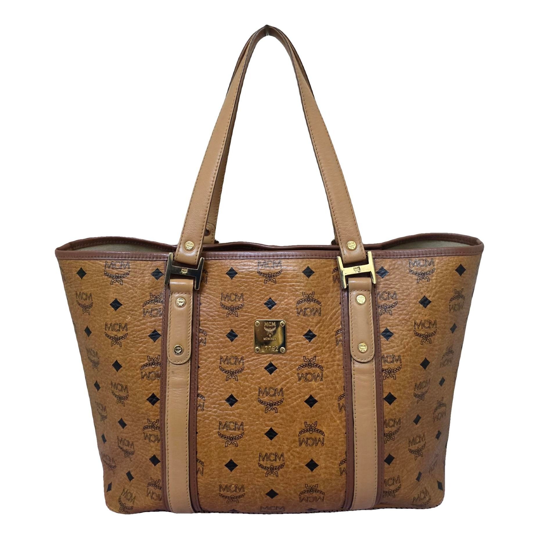 Leather tote