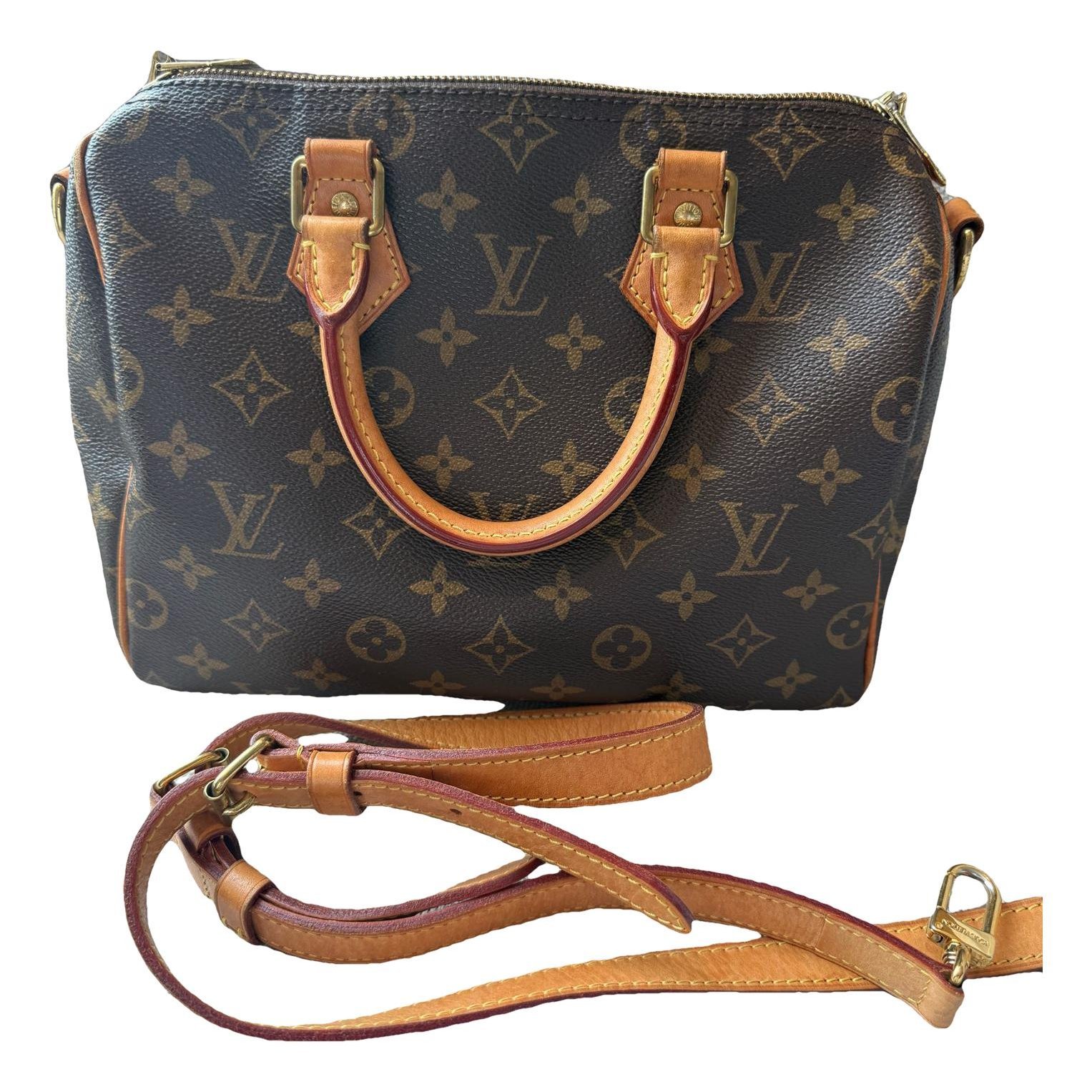 Speedy leather handbag