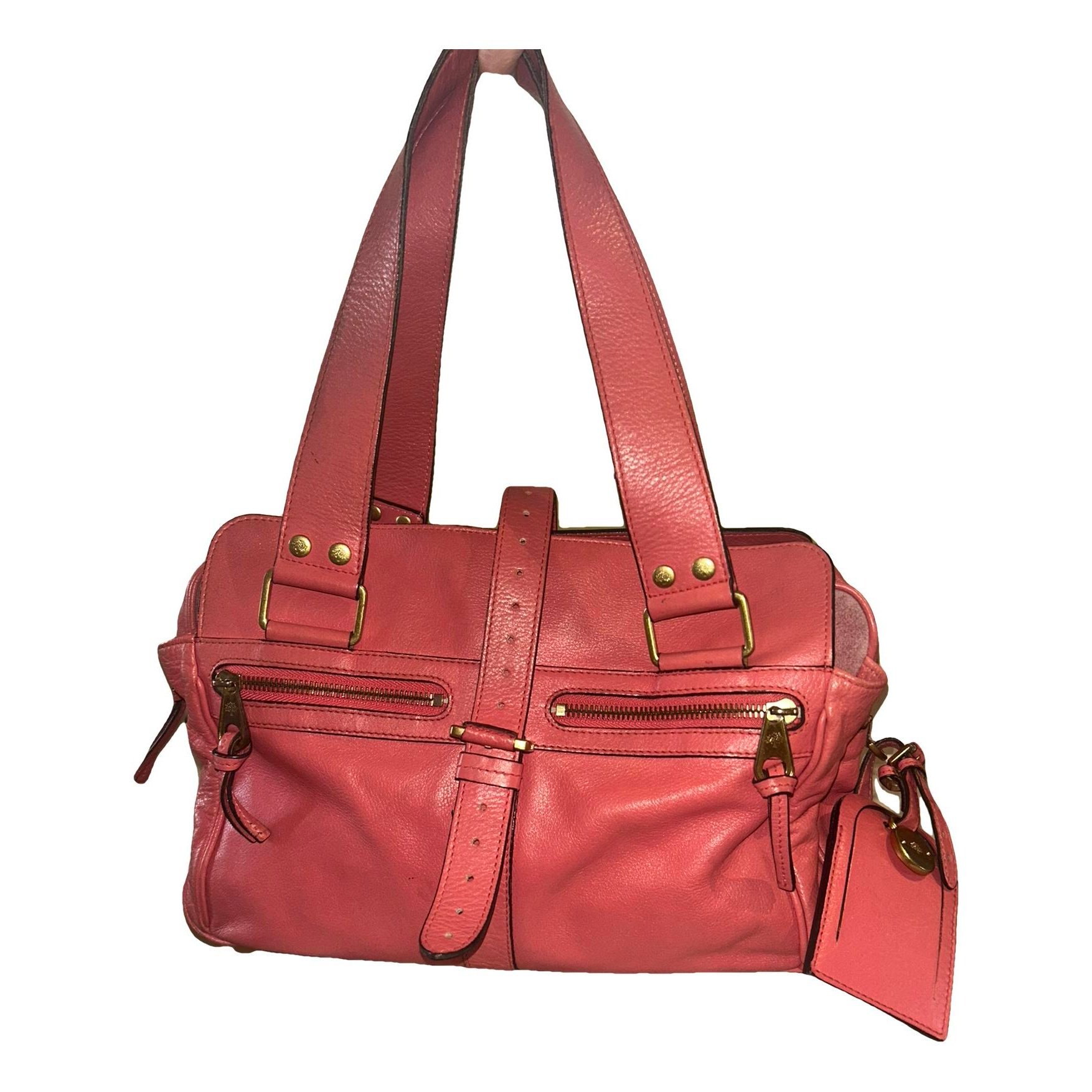 Leather handbag