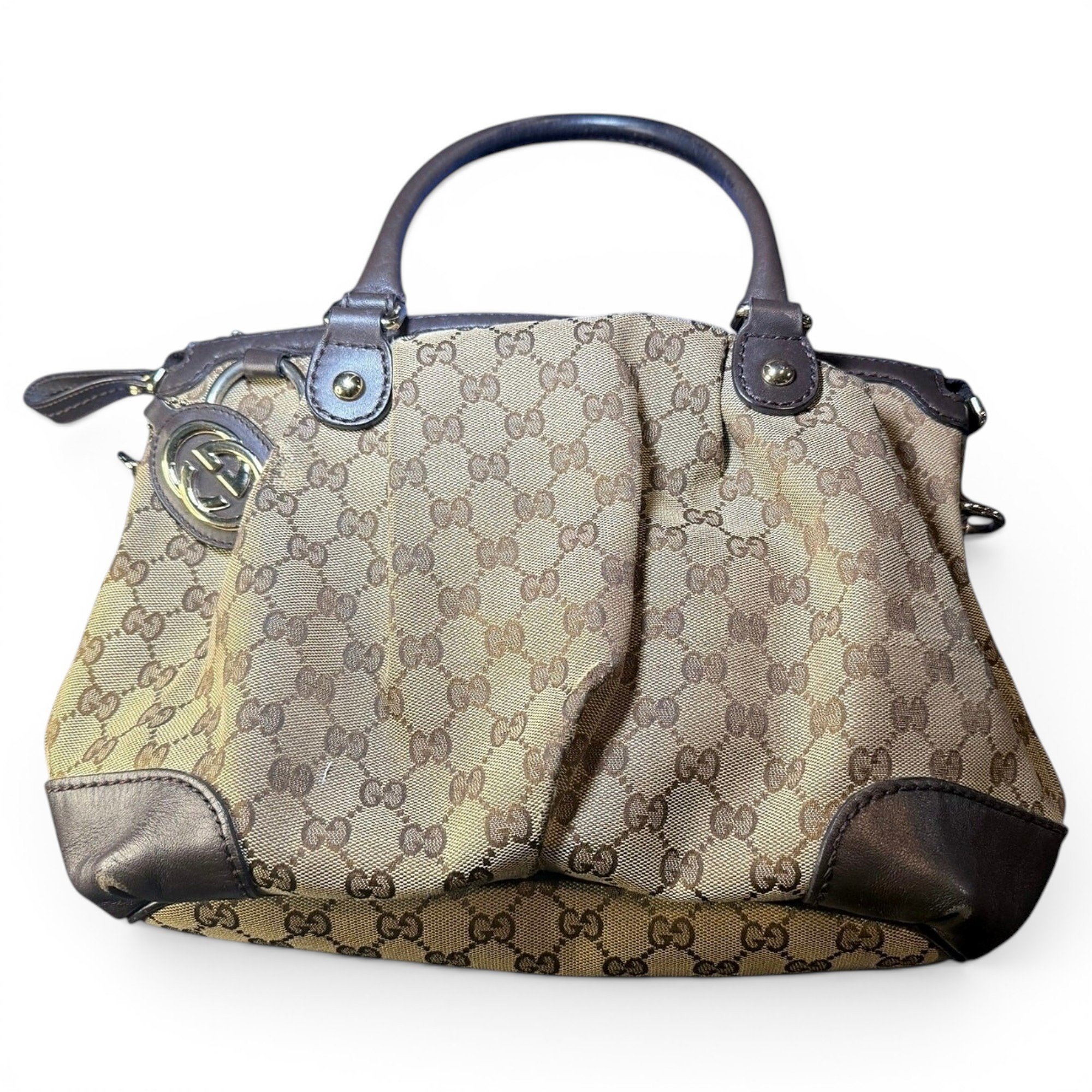 Sukey linen satchel