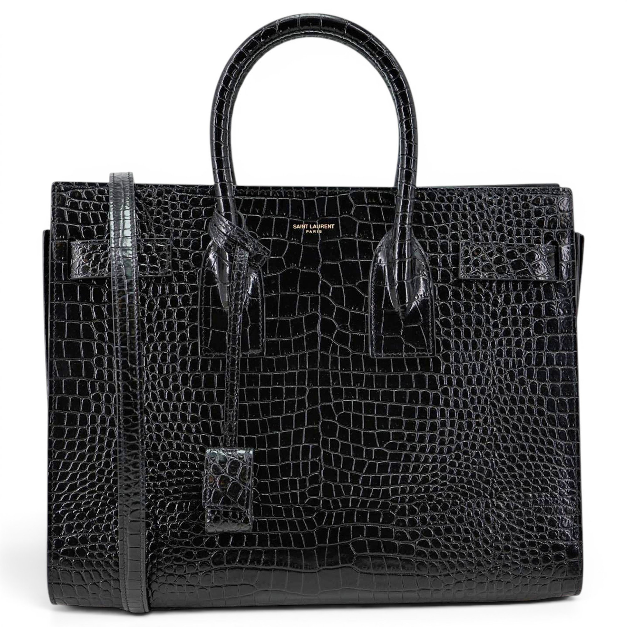Leather tote