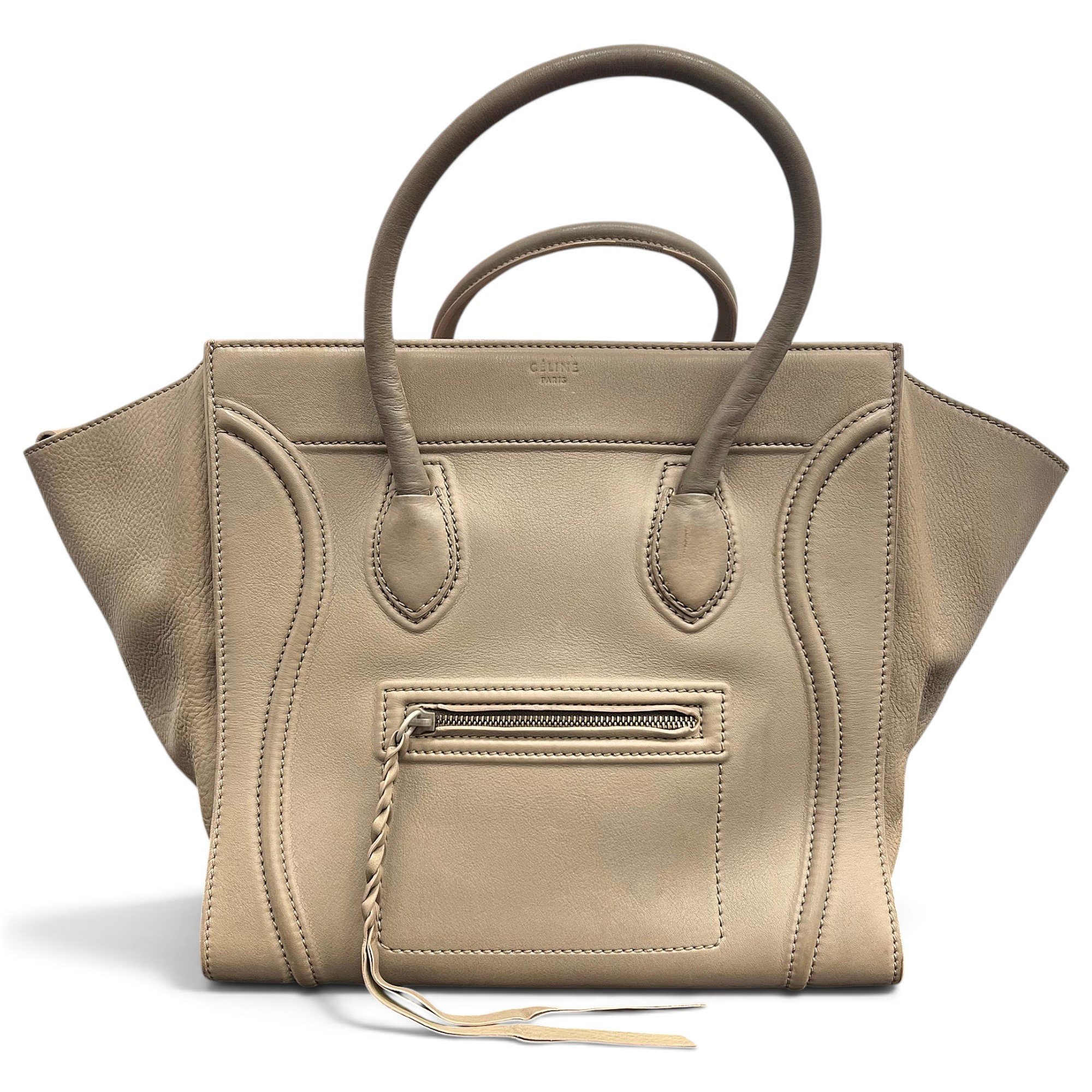 Luggage leather handbag