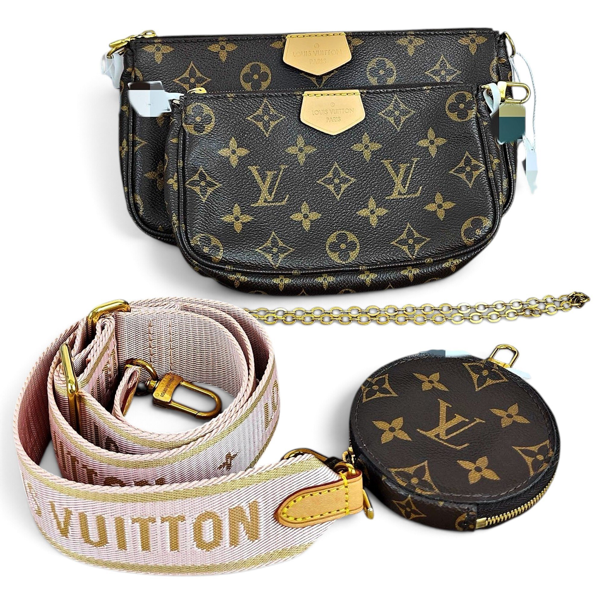 Multi Pochette Accessoires leather handbag
