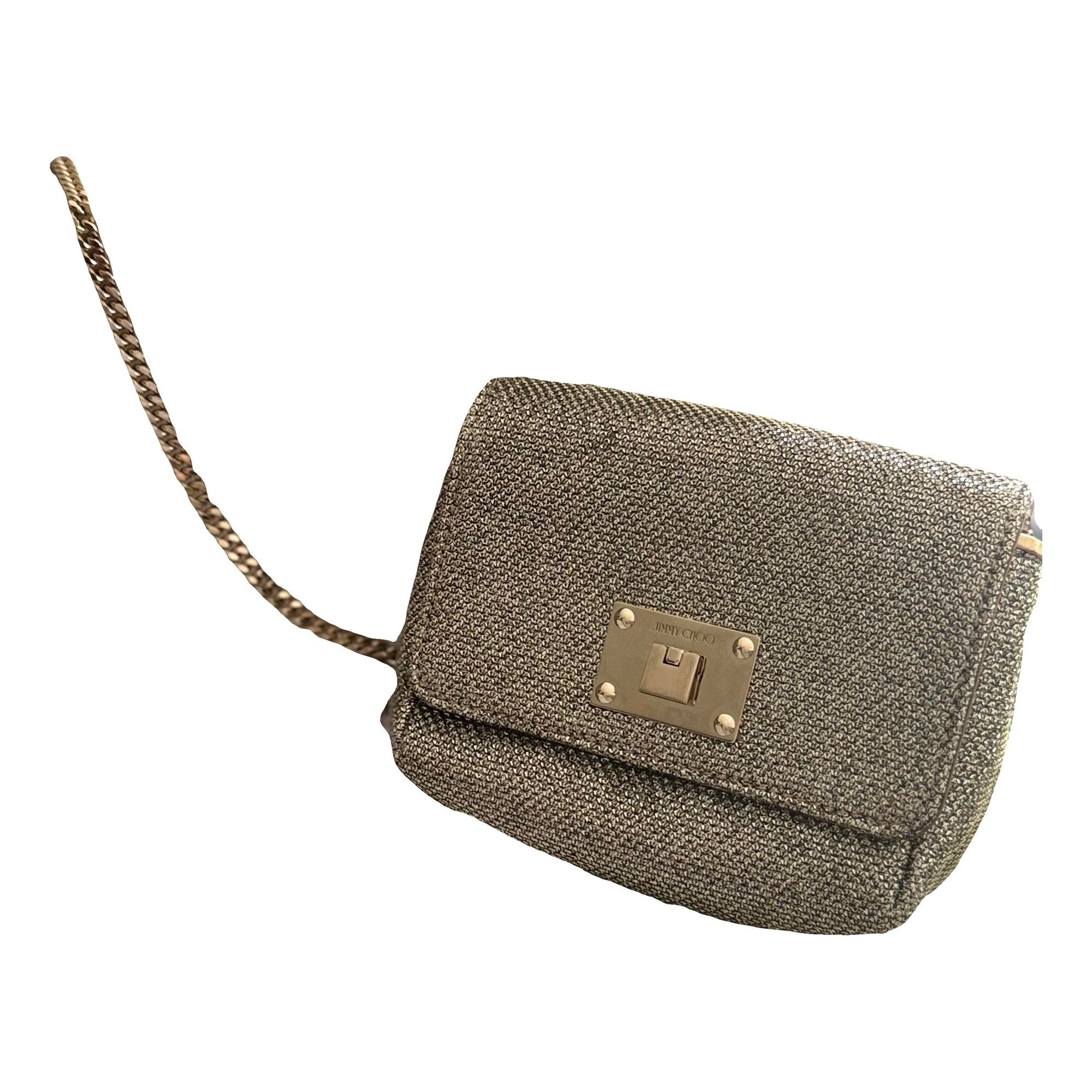Glitter clutch bag