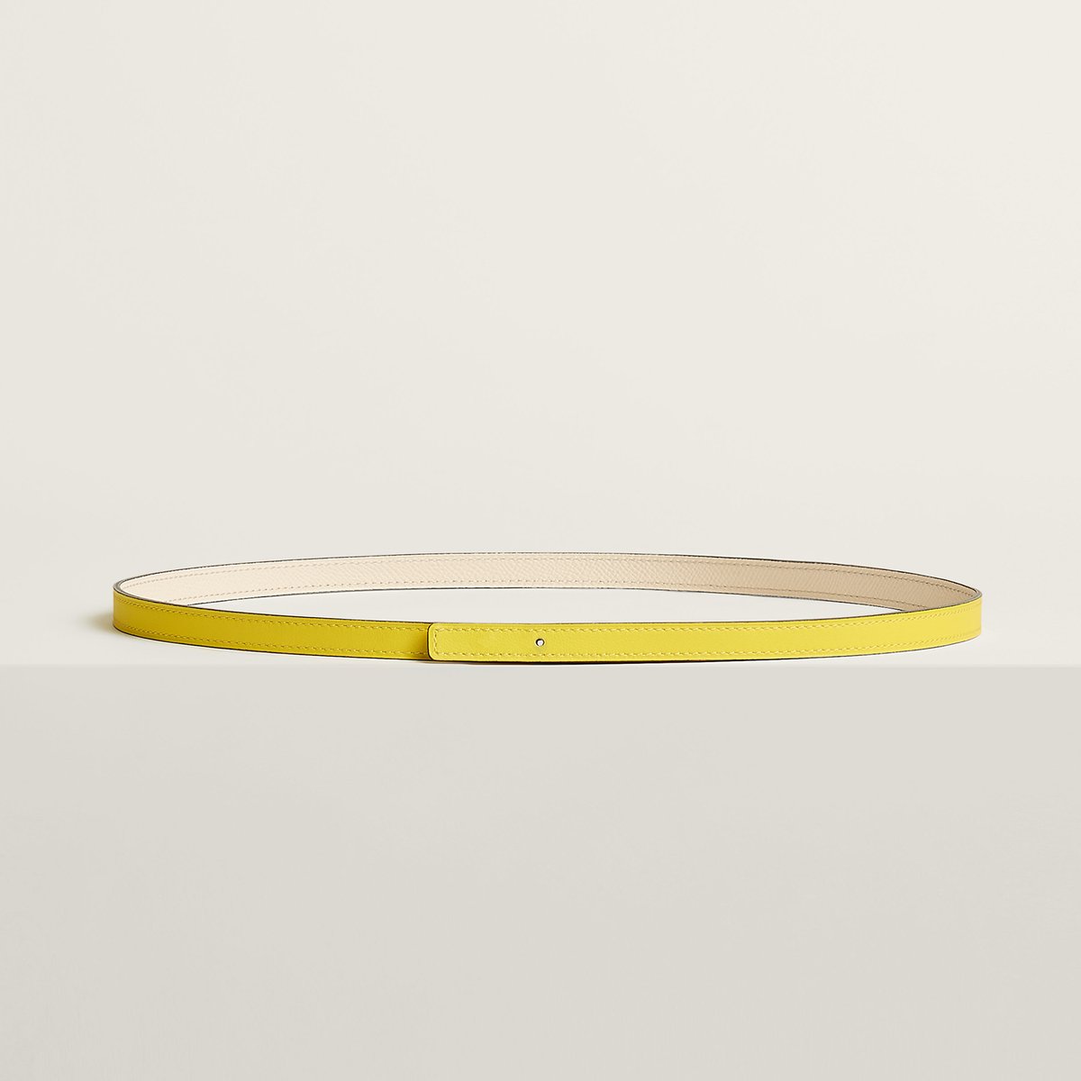 Reversible leather strap 13 mm
