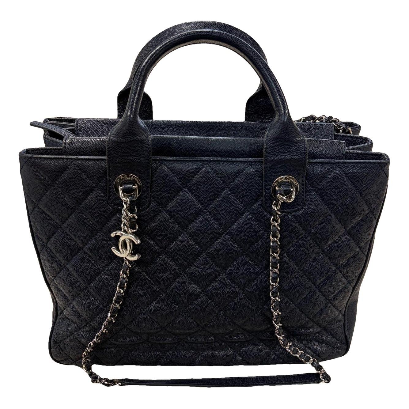 Leather tote
