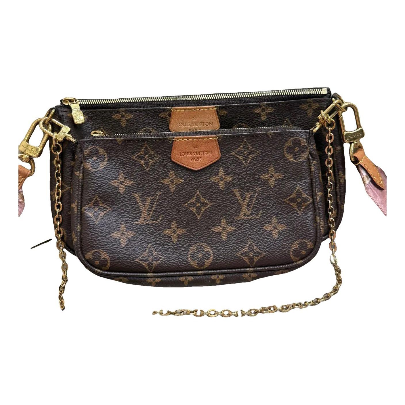 Multi Pochette Accessoires vinyl crossbody bag