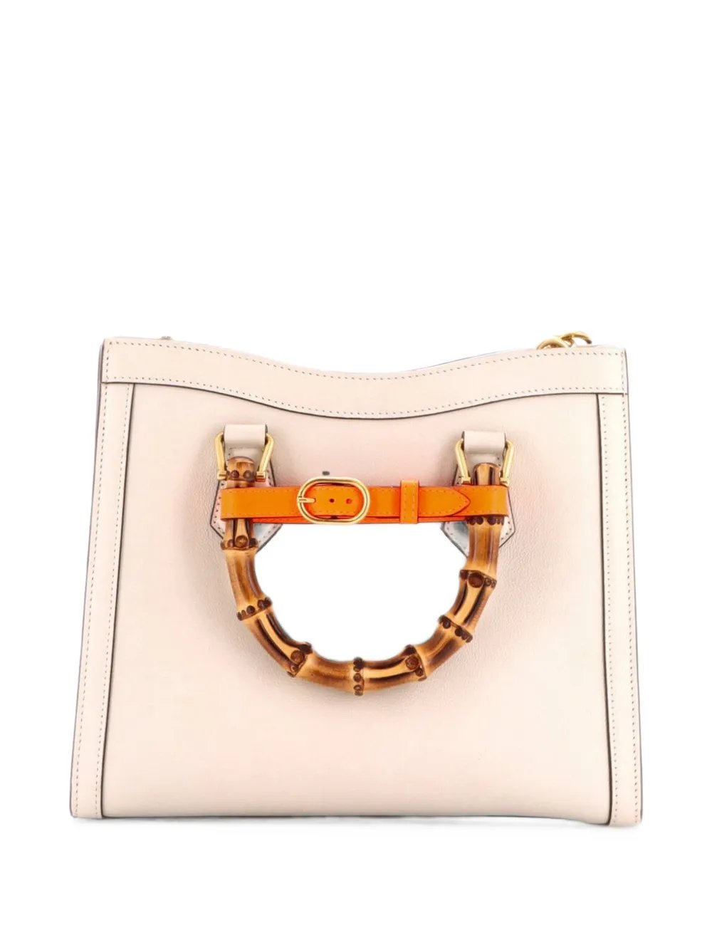 Diana NM Bamboo Handle Leather Small tote bag