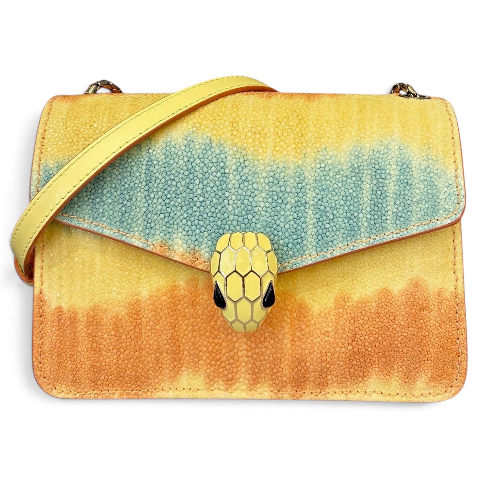 Serpenti exotic leathers handbag