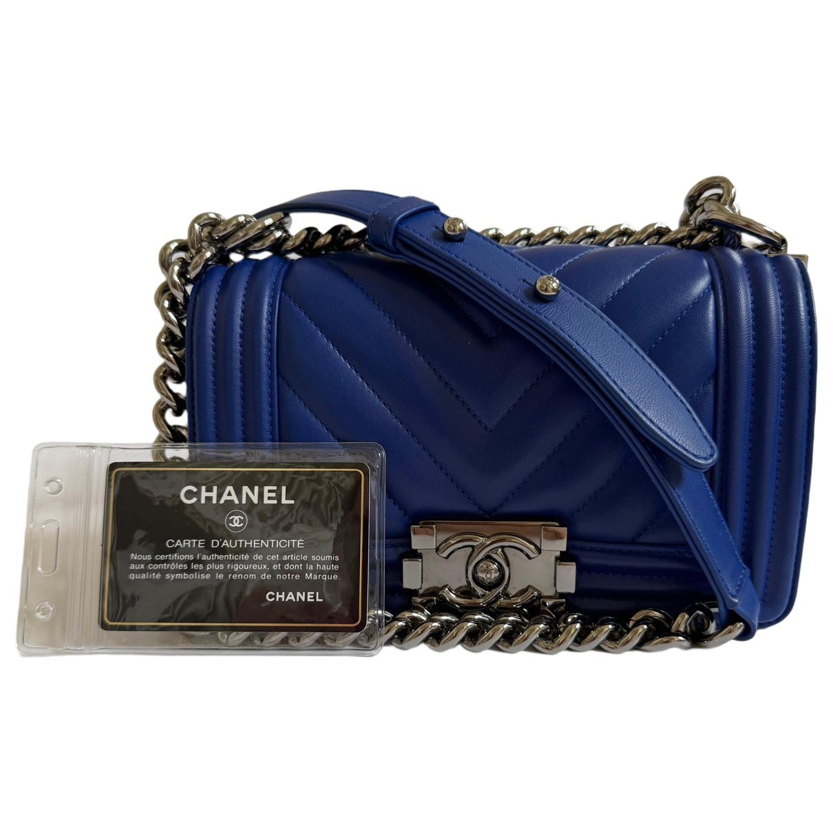Boy leather crossbody bag