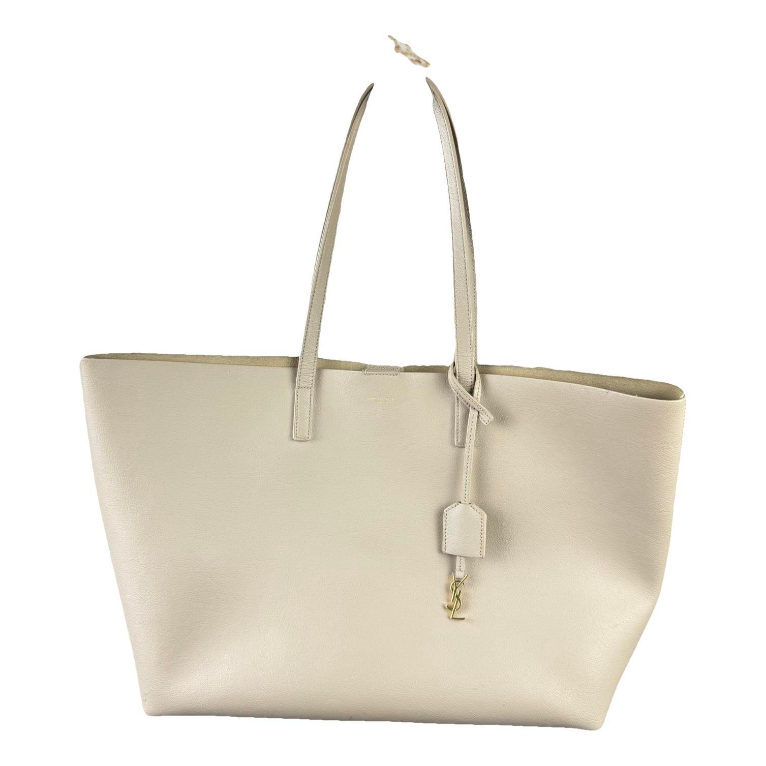 Shopping leather handbag