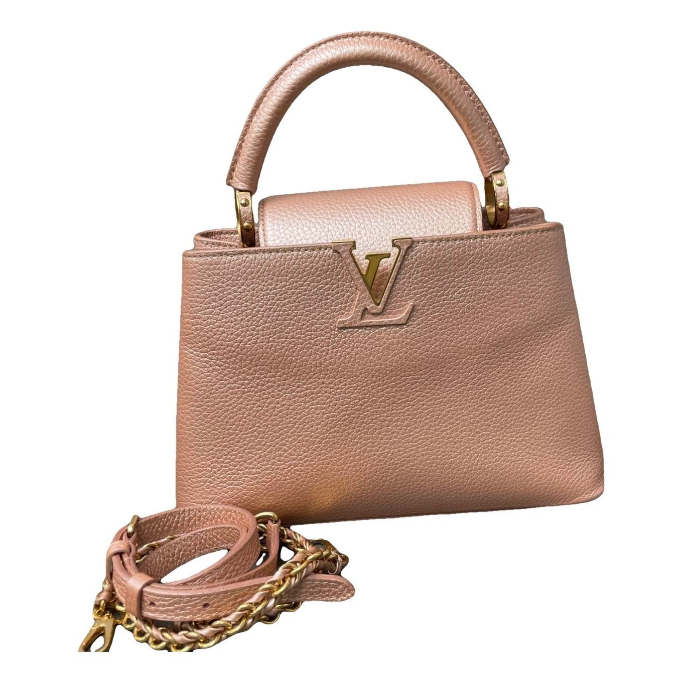 Capucines leather handbag