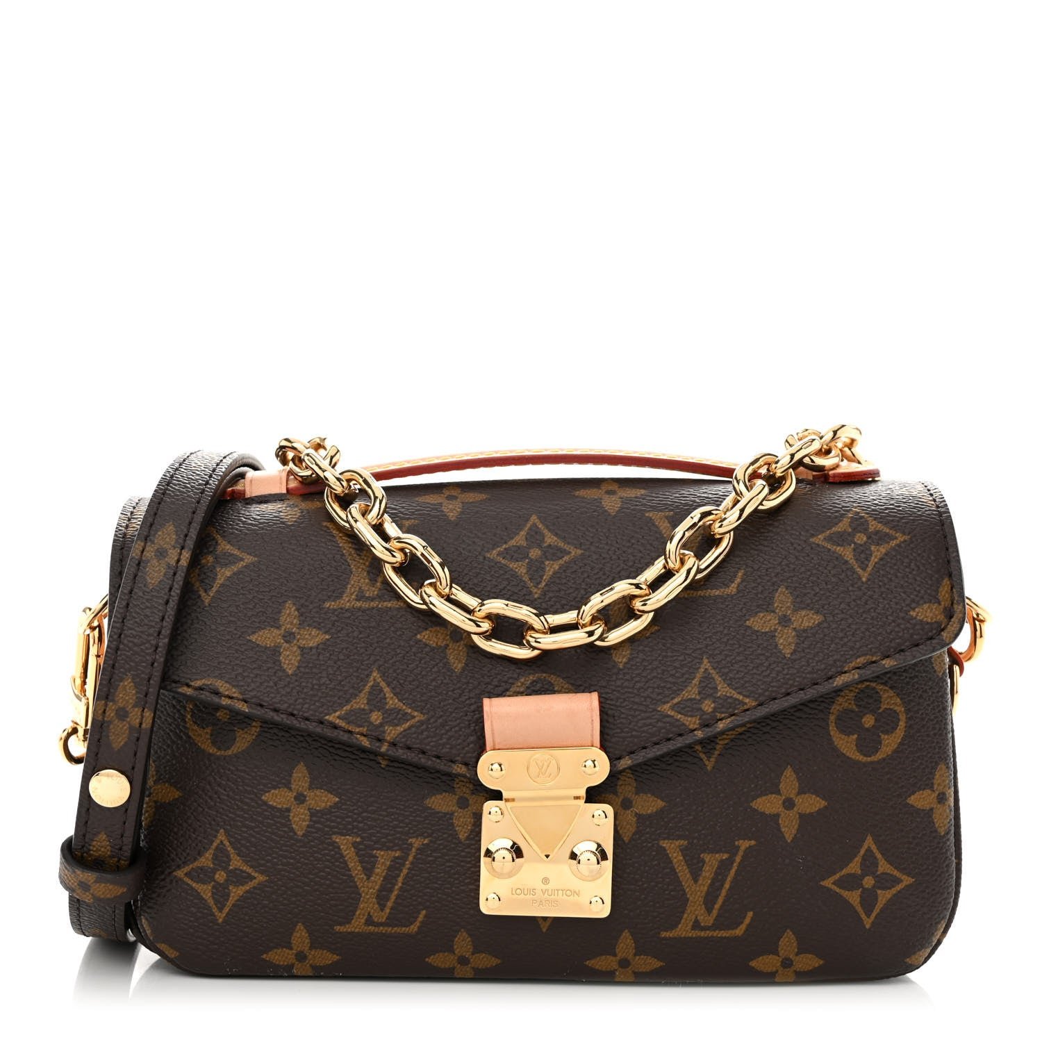 Louis Vuitton Monogram Pochette Metis East West