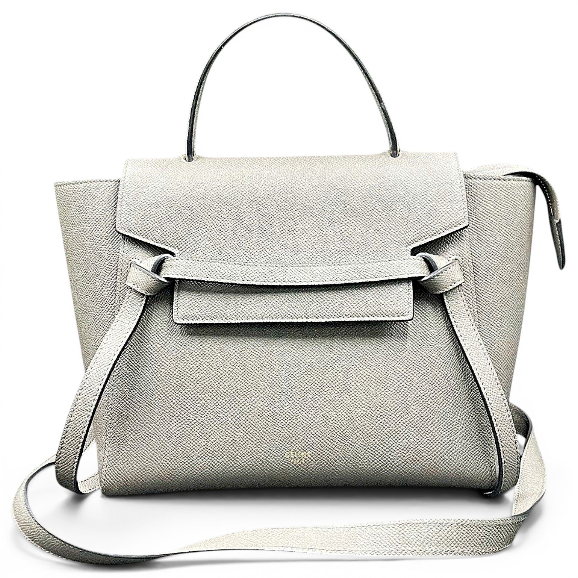 Belt leather handbag