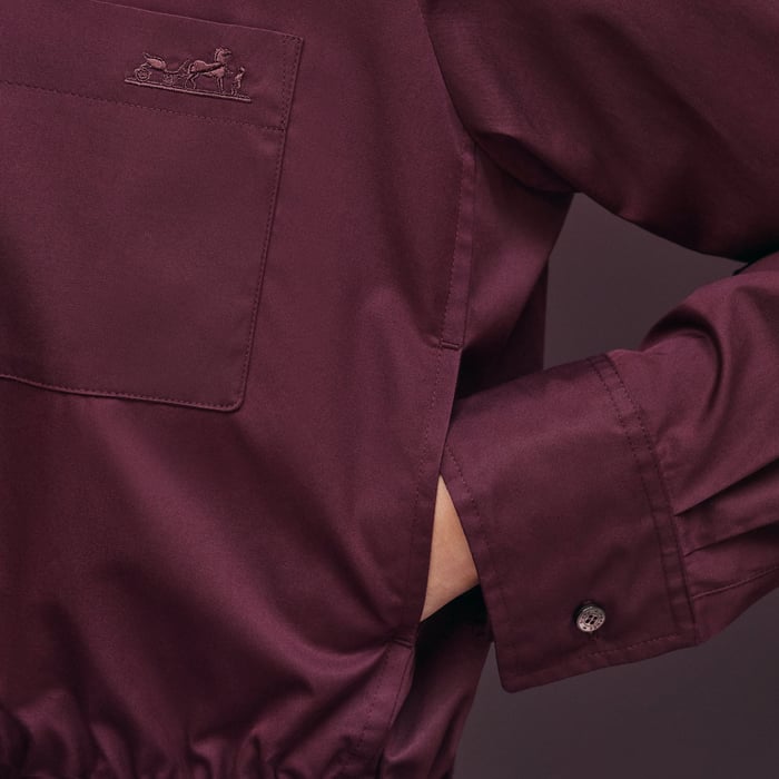 Rouge Bordeaux Shirt Jacket