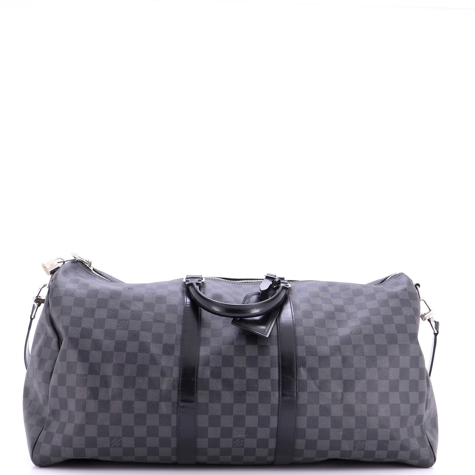 Keepall Bandouliere Bag Damier Graphite 55