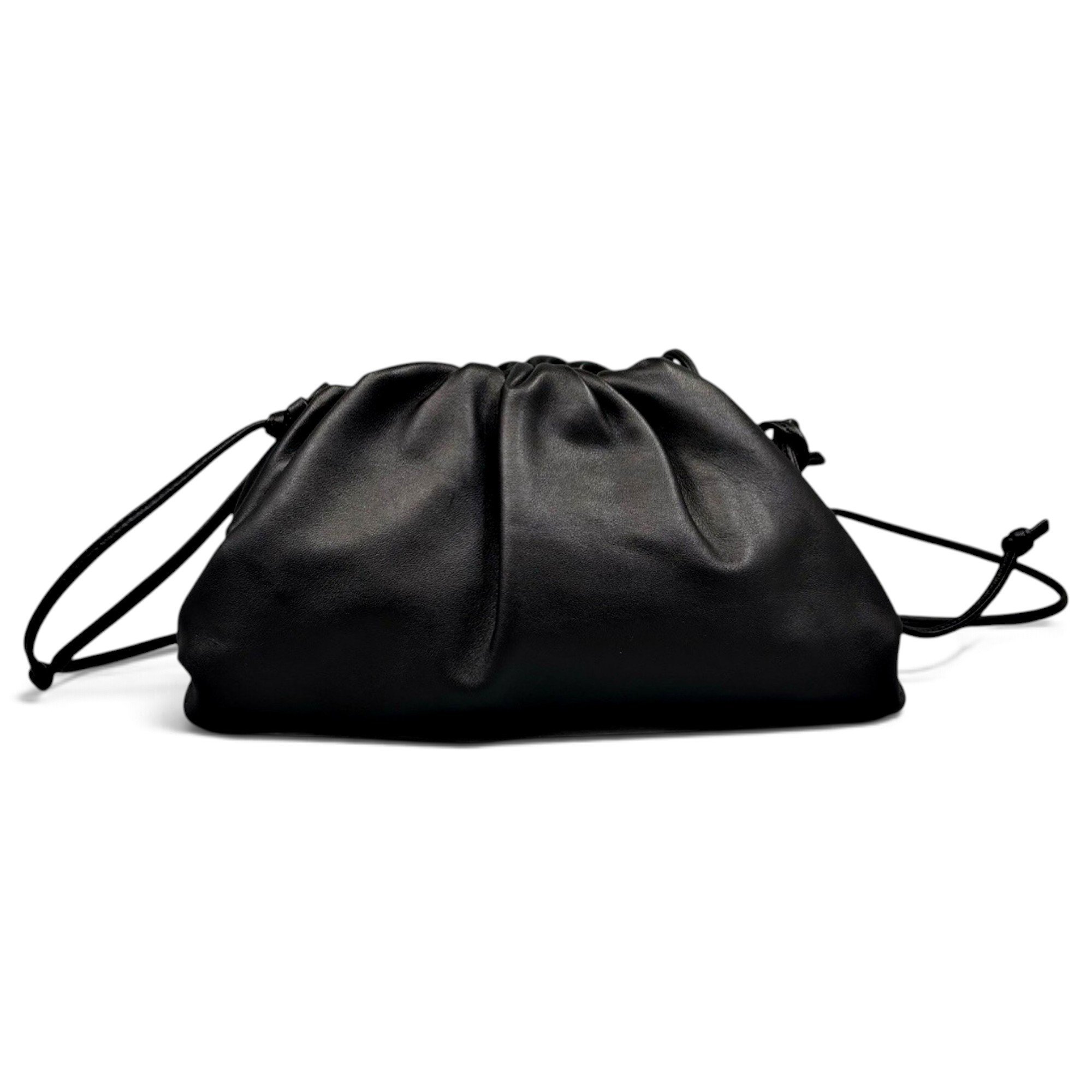 Pouch leather crossbody bag