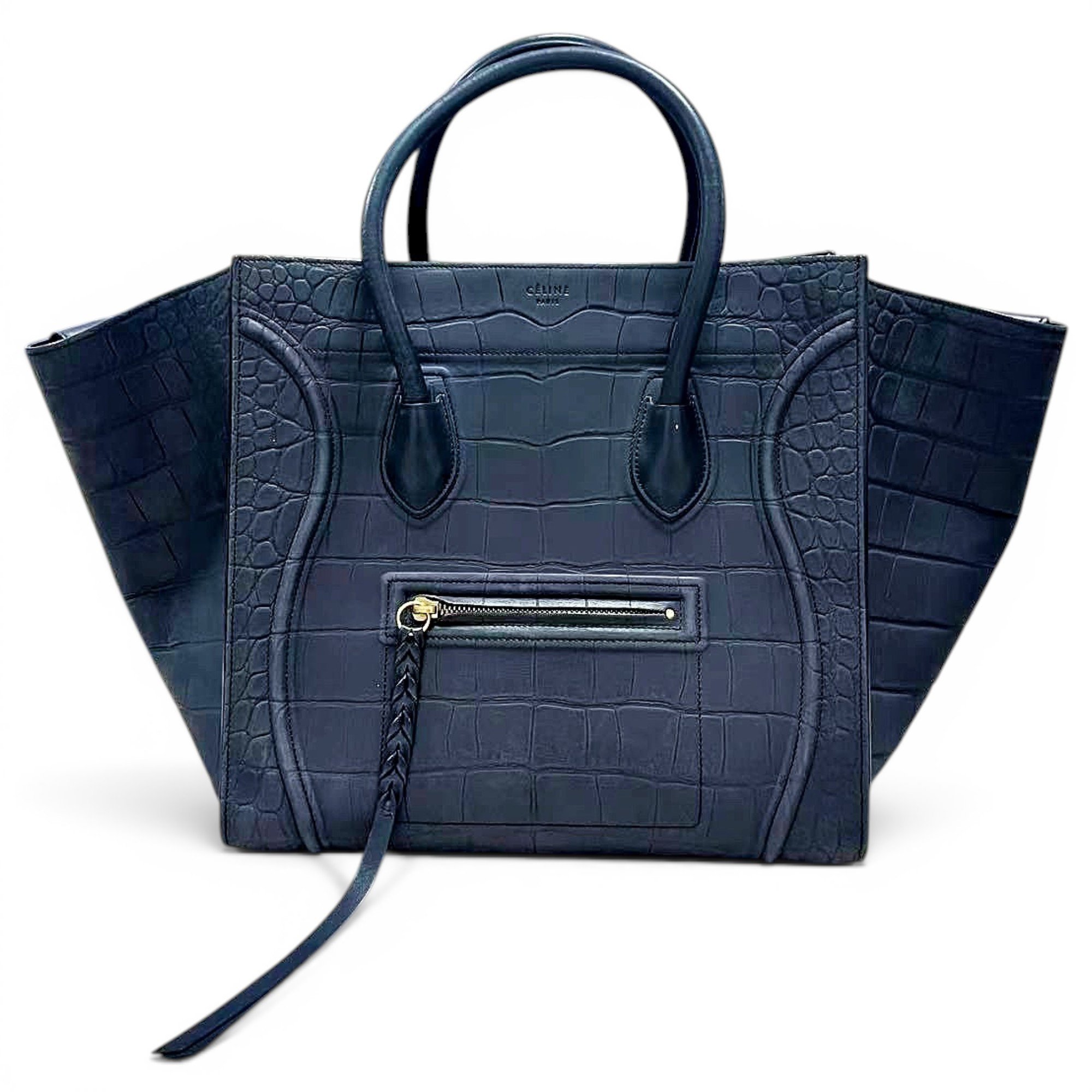 Luggage leather handbag