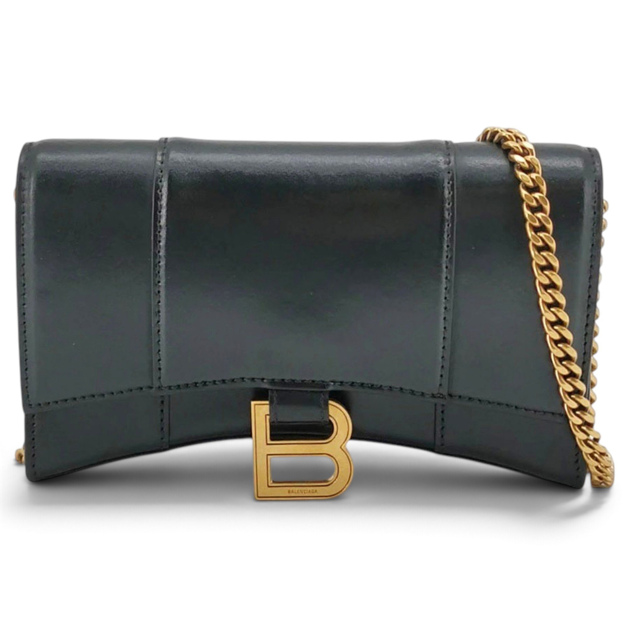 Balenciaga Hourglass leather handbag