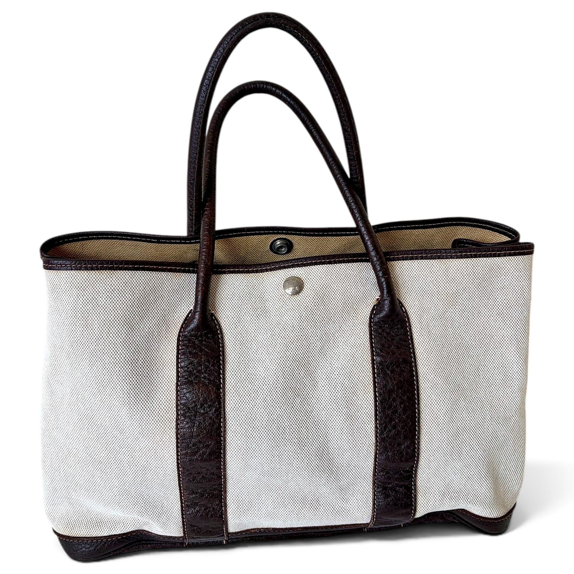 Garden Party leather handbag