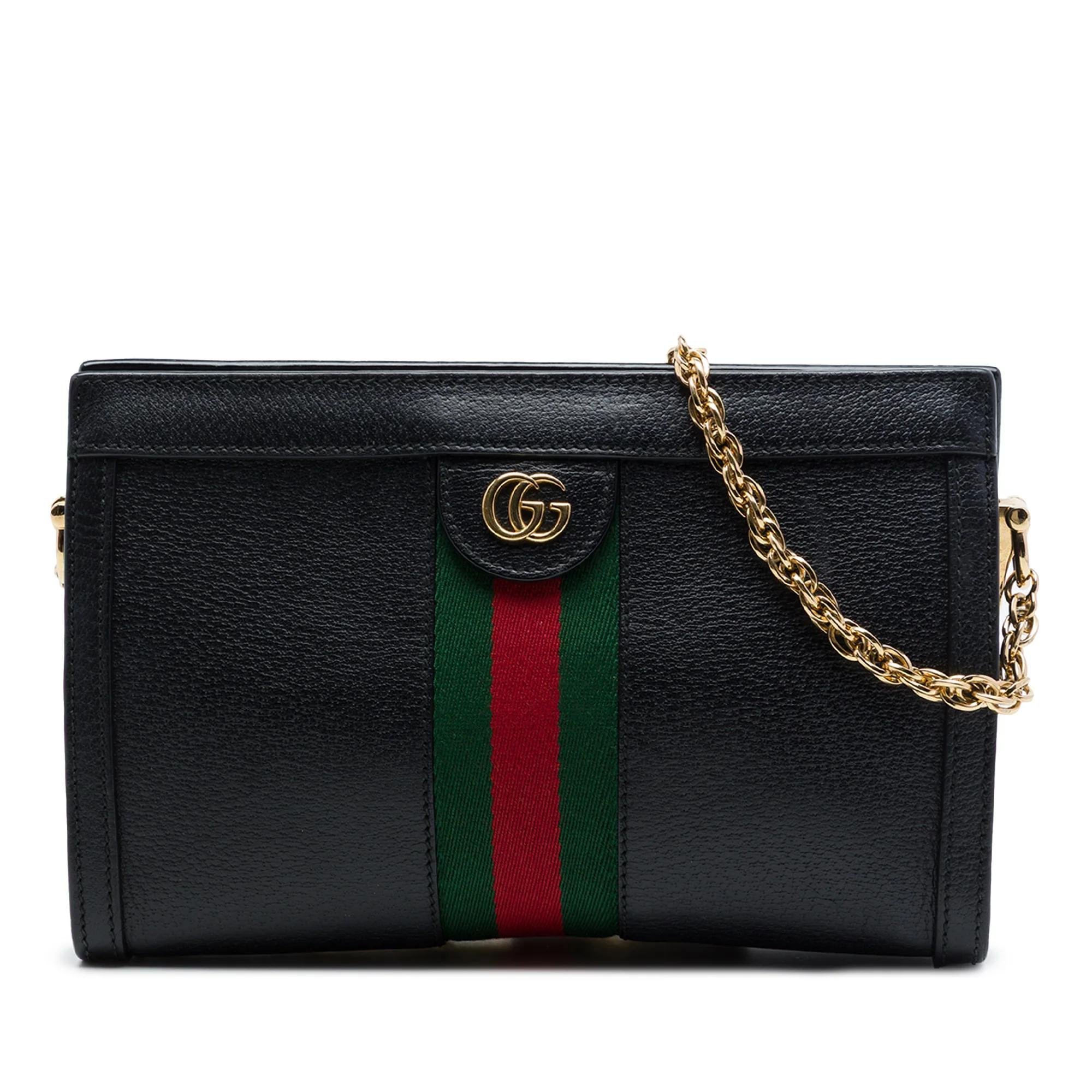 Ophidia Chain pony-style calfskin handbag