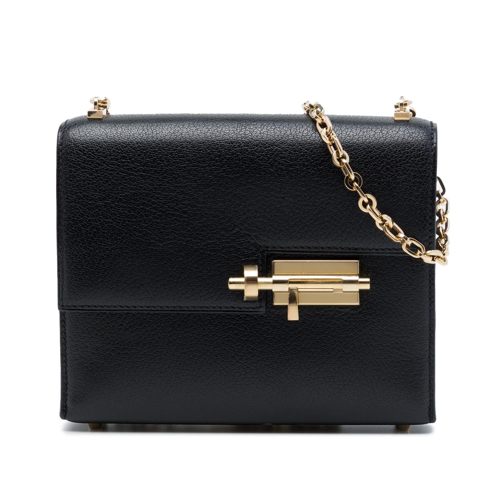 Verrou leather handbag