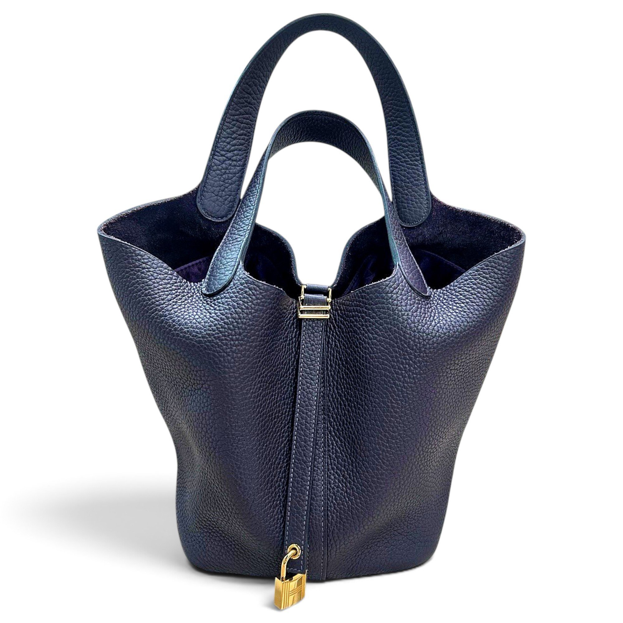 Picotin leather handbag
