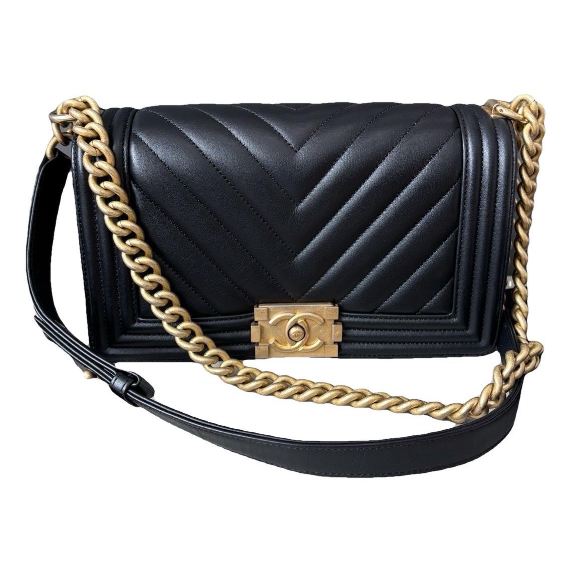 Boy leather crossbody bag