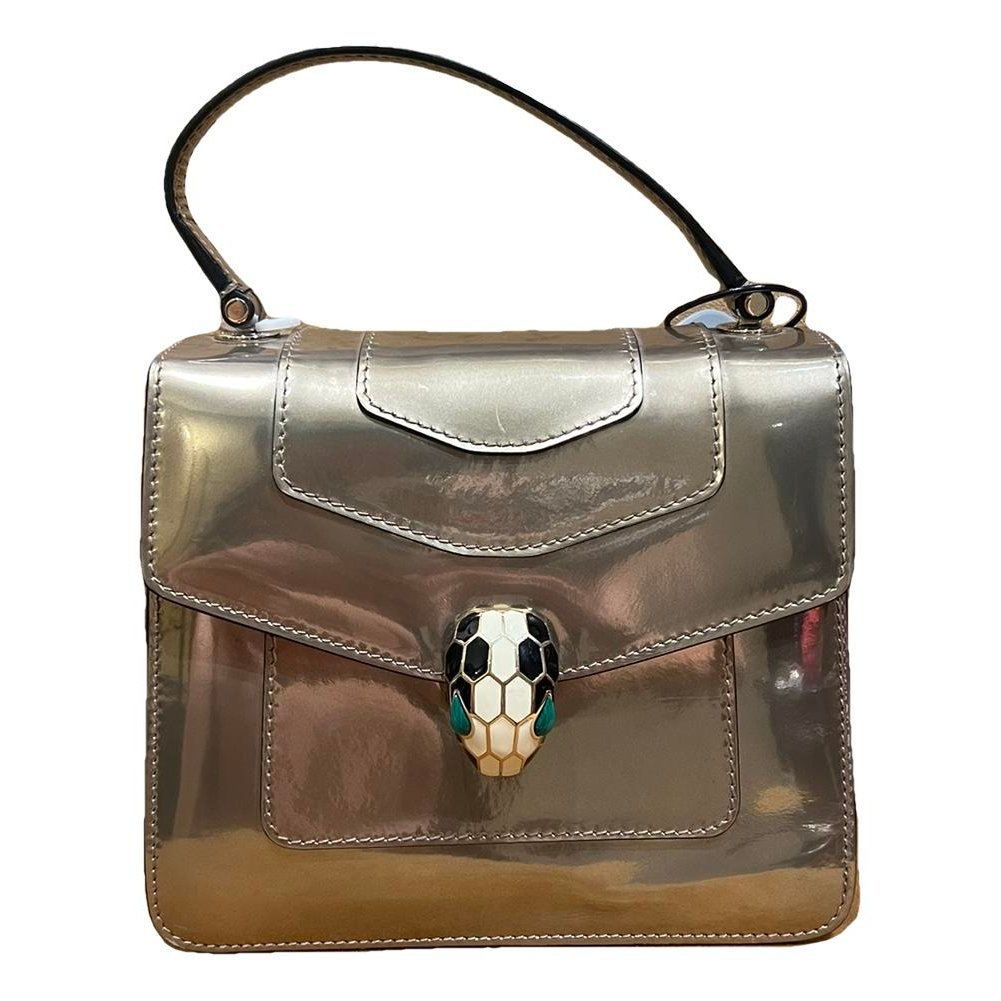 Serpenti leather handbag