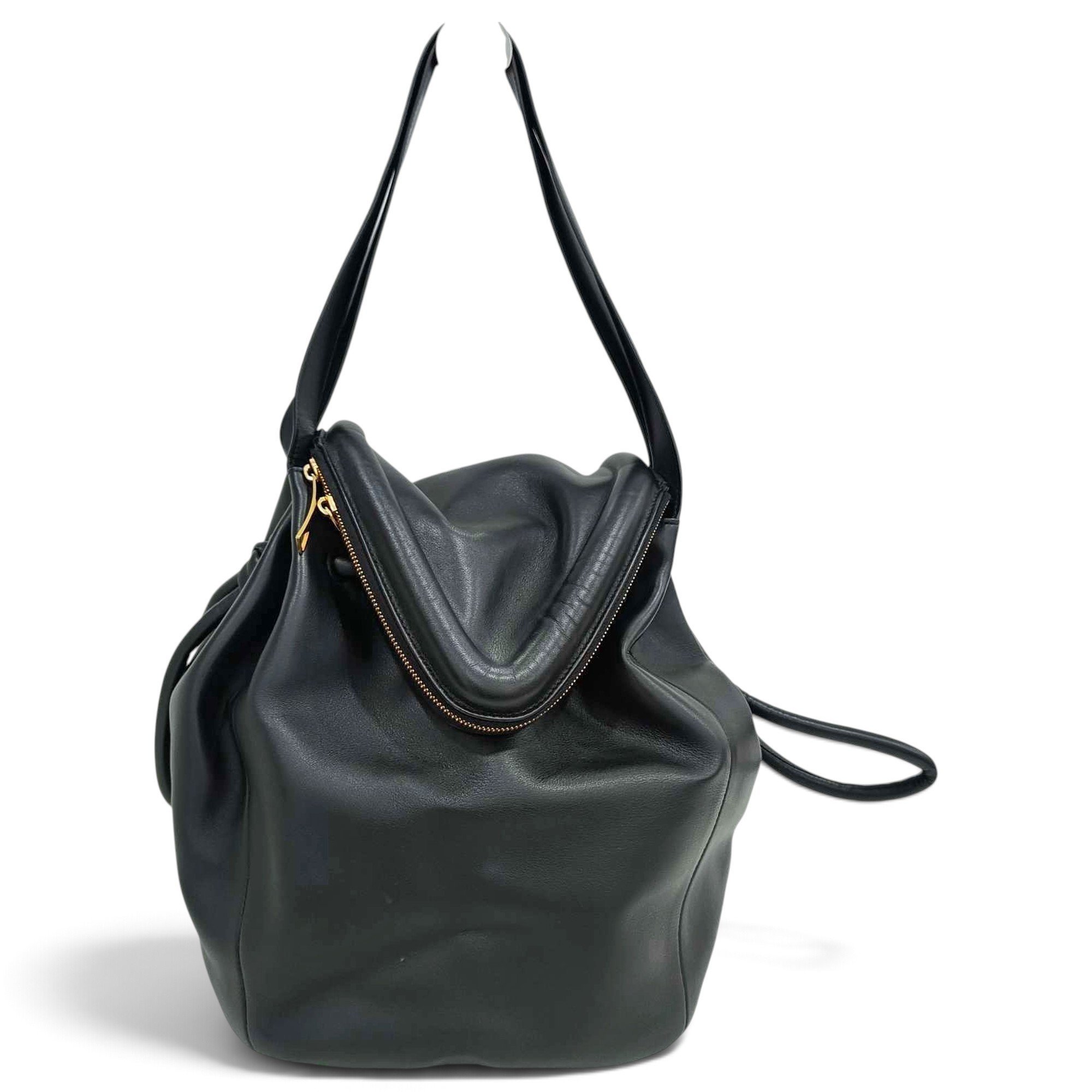 Beak leather handbag