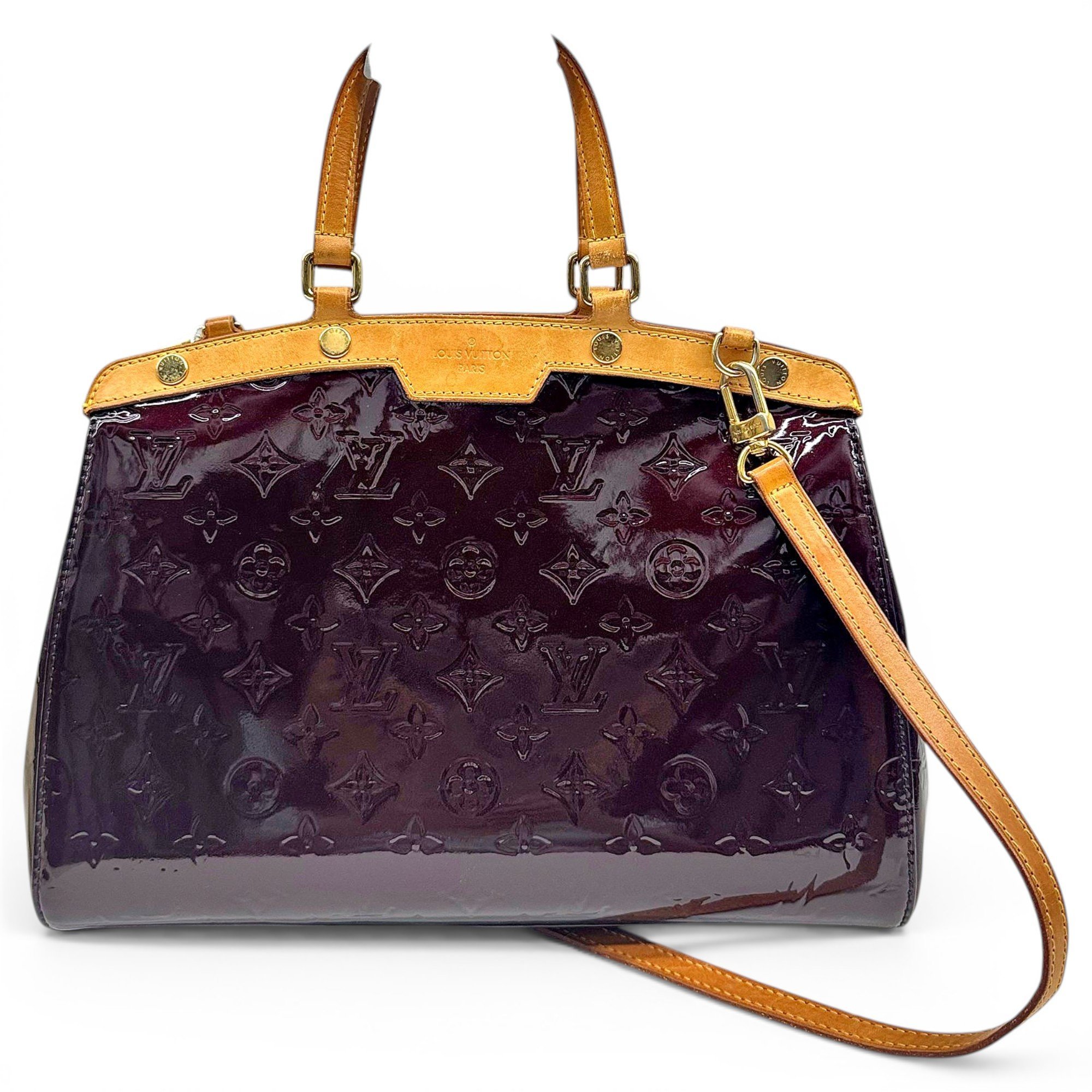 Bréa patent leather tote