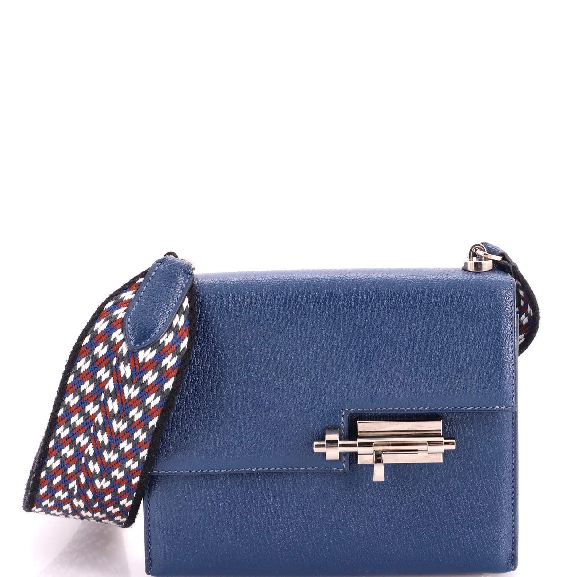Verrou Bag Chevre Mysore and Canvas Mini