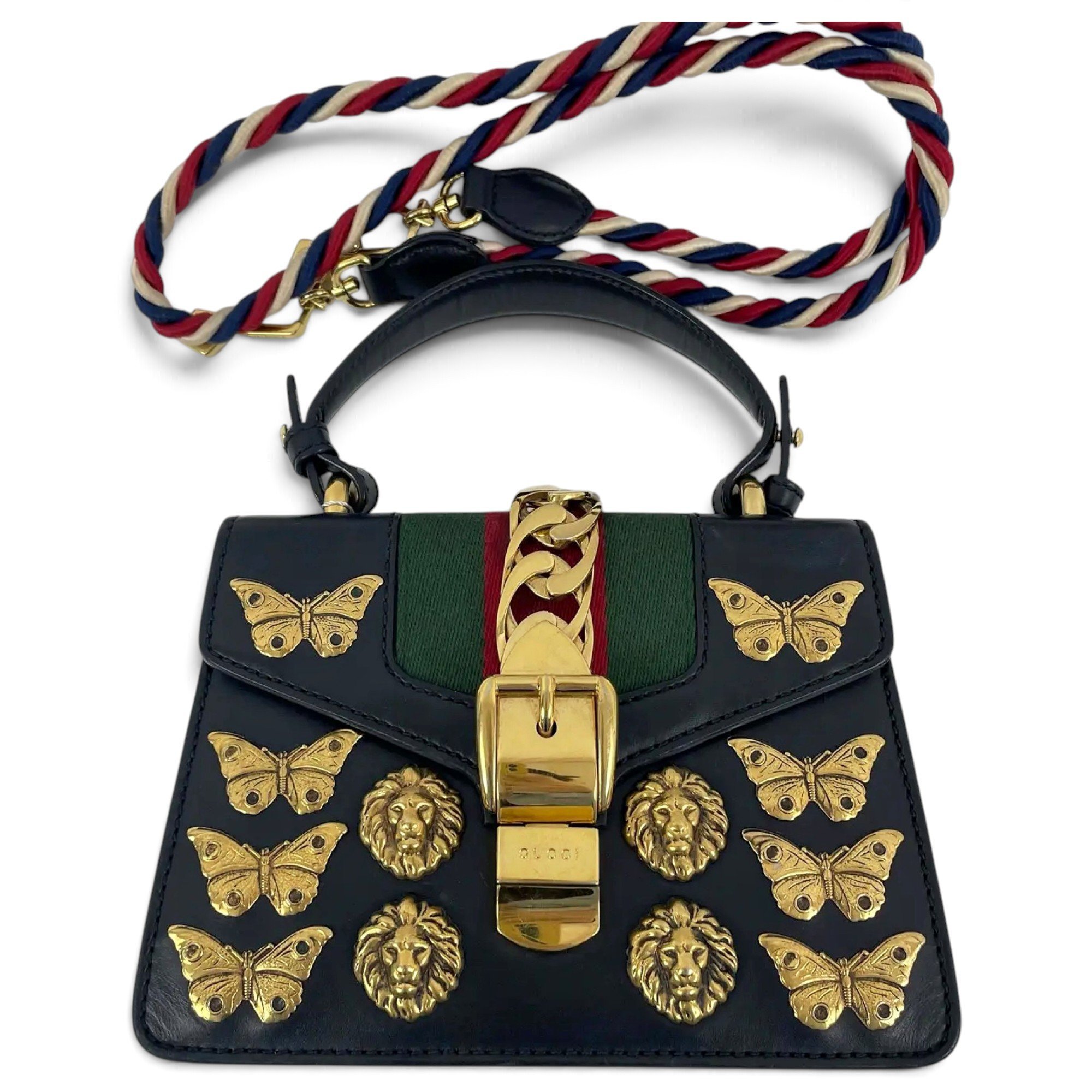Sylvie Top Handle leather handbag