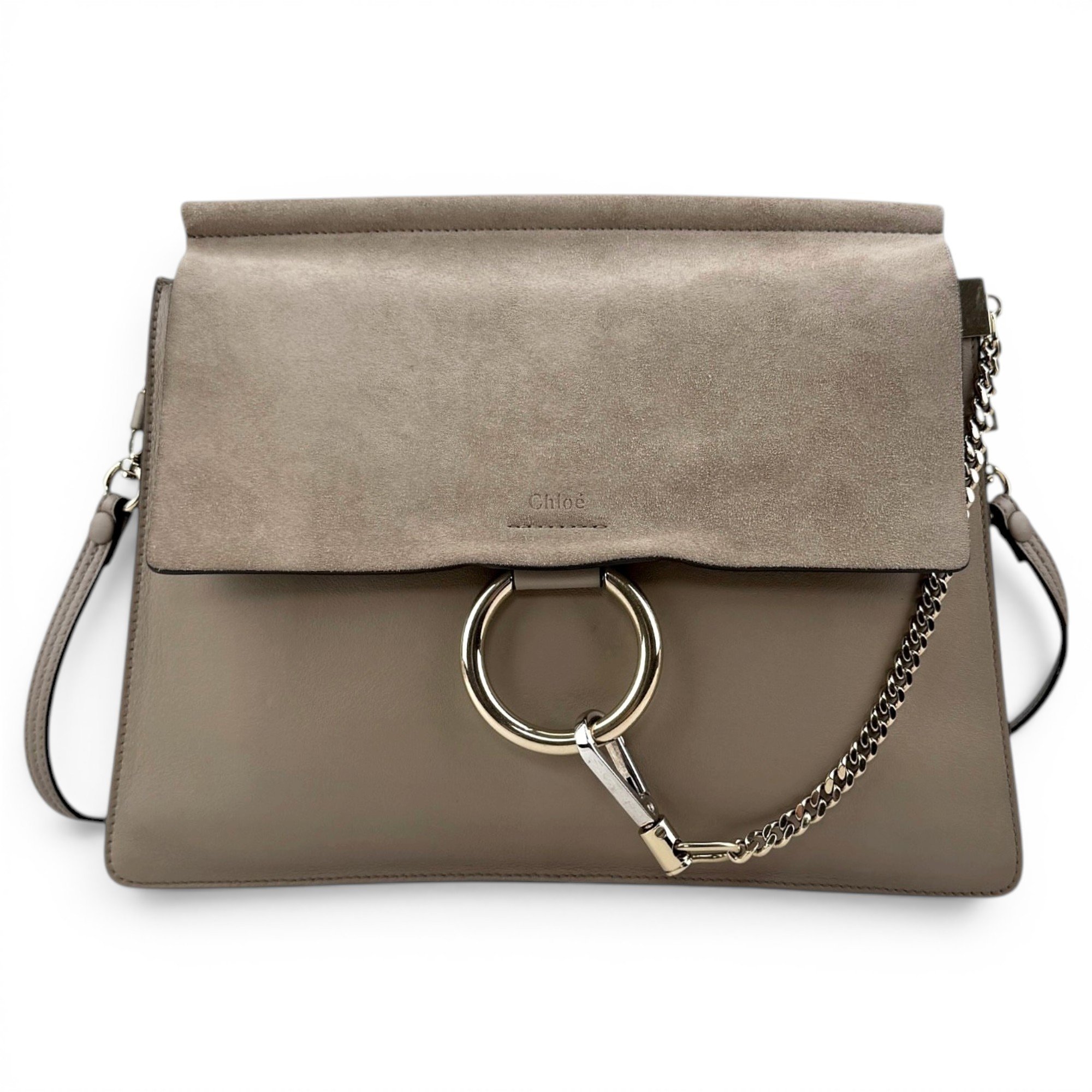 Faye leather handbag
