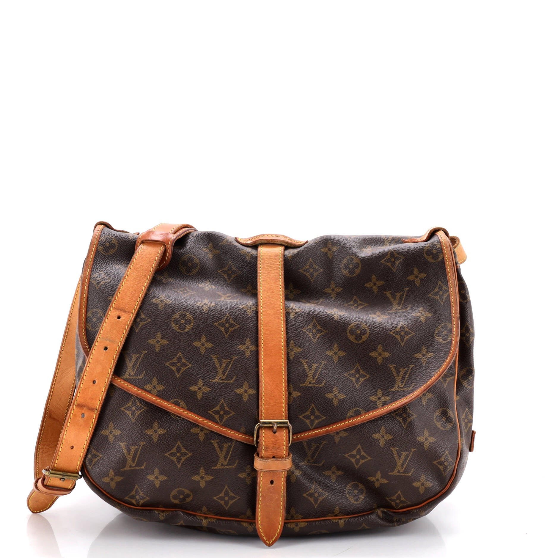 Saumur Handbag Monogram Canvas 35