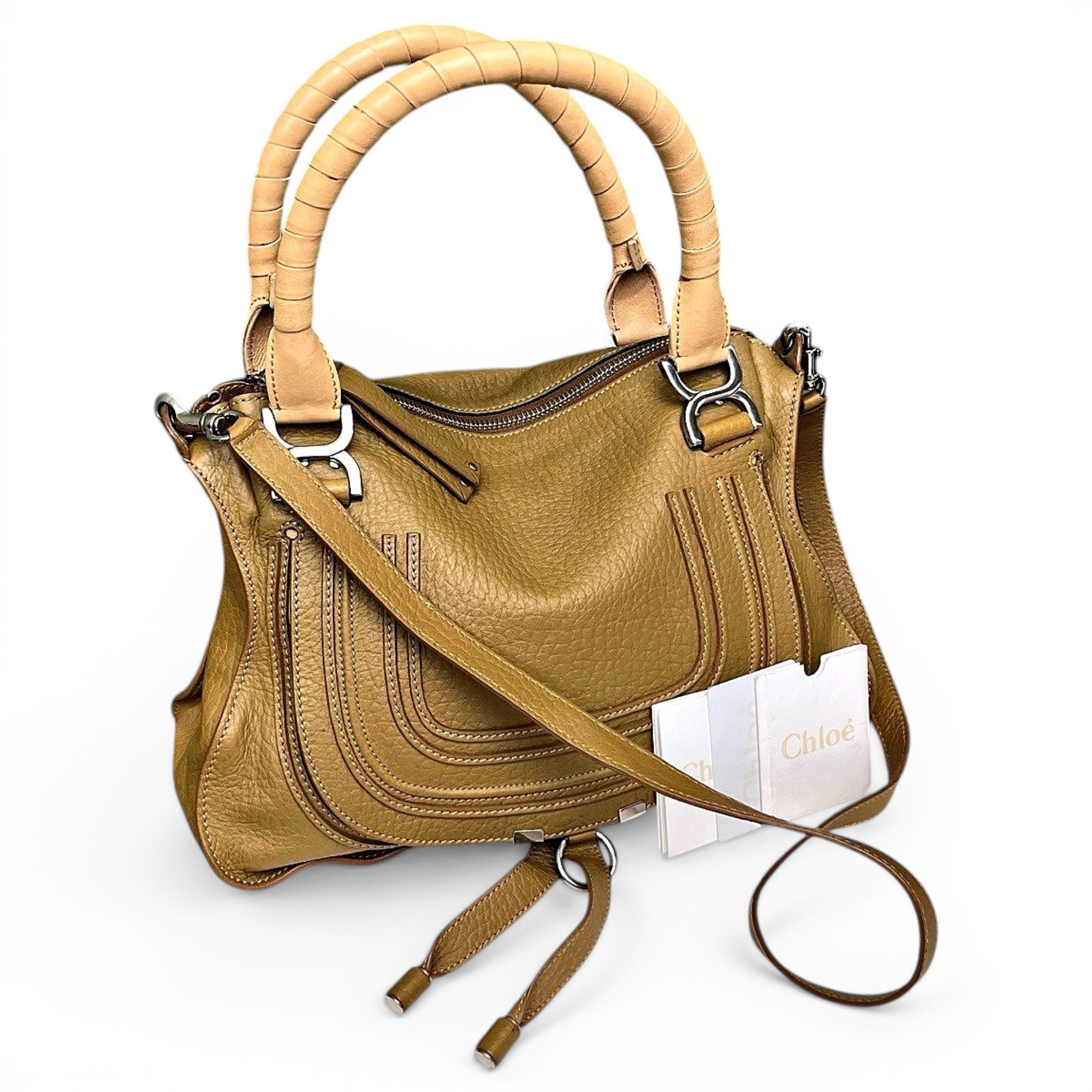 Marcie leather handbag