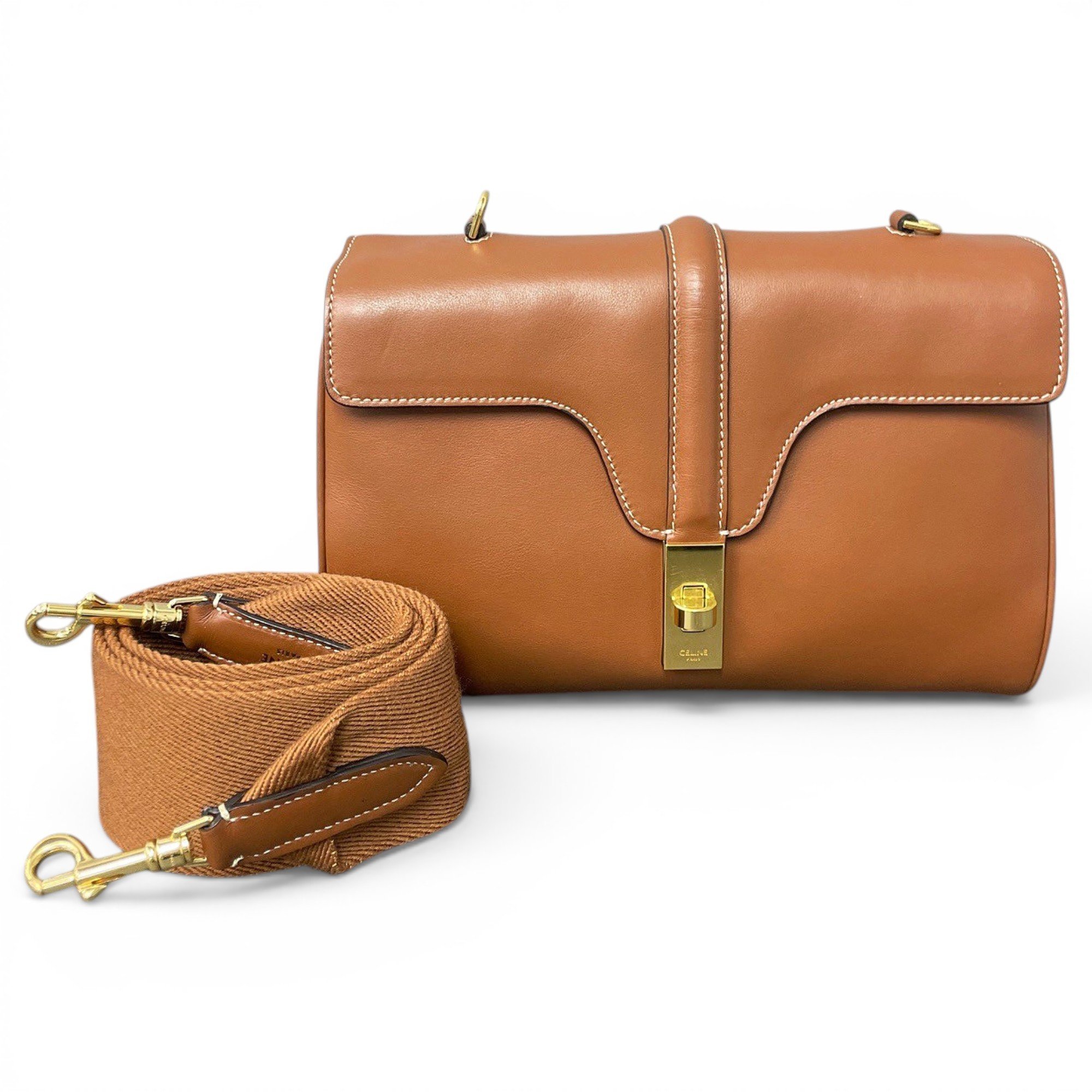 Sac 16 leather handbag
