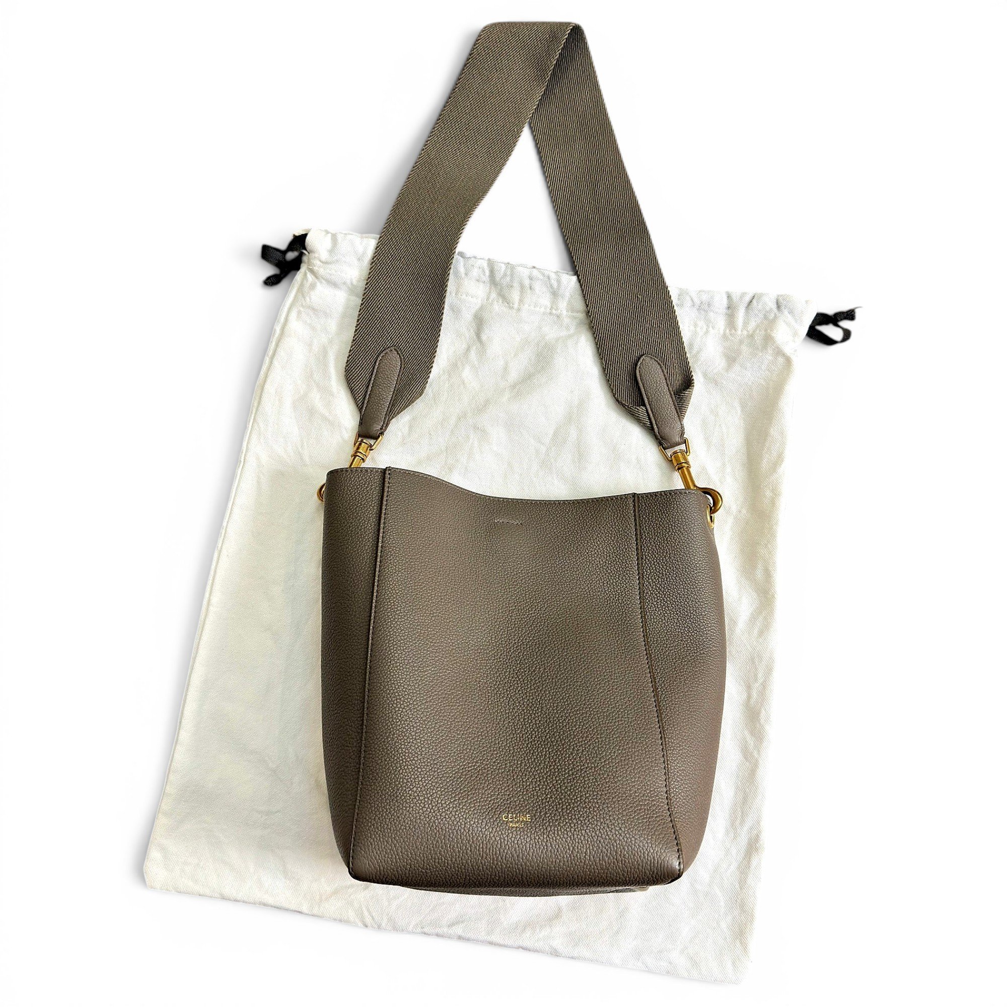 Seau Sangle leather tote
